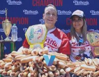 VGB Joey Chestnut Hot Dogs And Wins