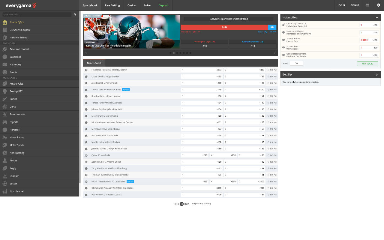 Everygame sportsbook
