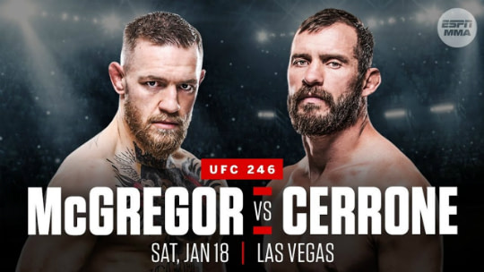 UFC 246: McGregor is Back! Check Out The Betting Picks!